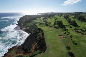 Poipu Bay 16th Cliff Aerial